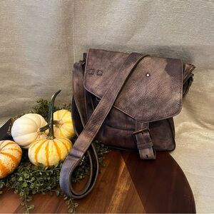 BED|STU Distressed Brown Leather Bag